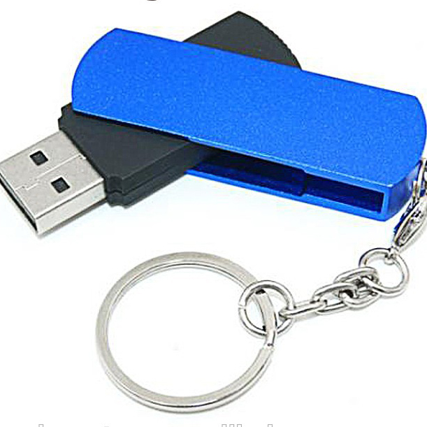 plastic rotate usb flash drive metal swivel pen drive  for promotion N222