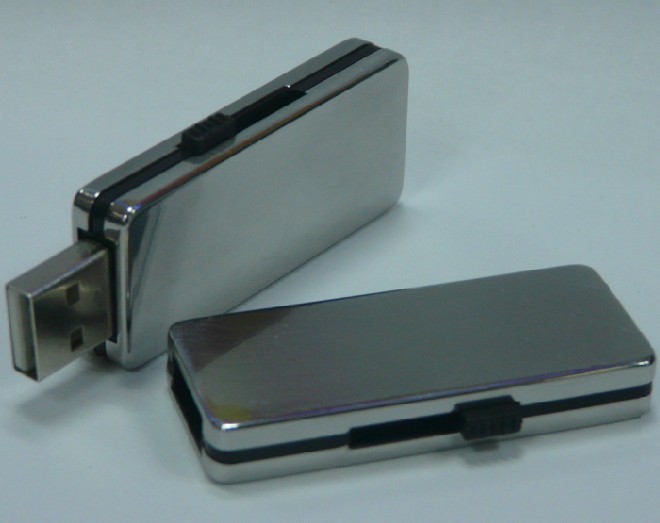 Metallic USB drive, USB2.0 Flash disk, Stainless material USB key U284