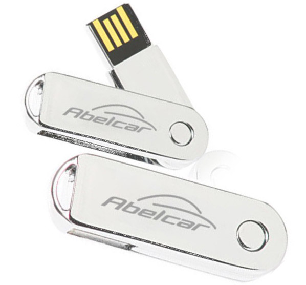 Metallic Swivel USB Flash Drives U065