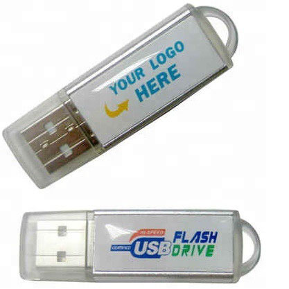 OEM Epoxy USB Flash Drives with customized logo sticker  U158