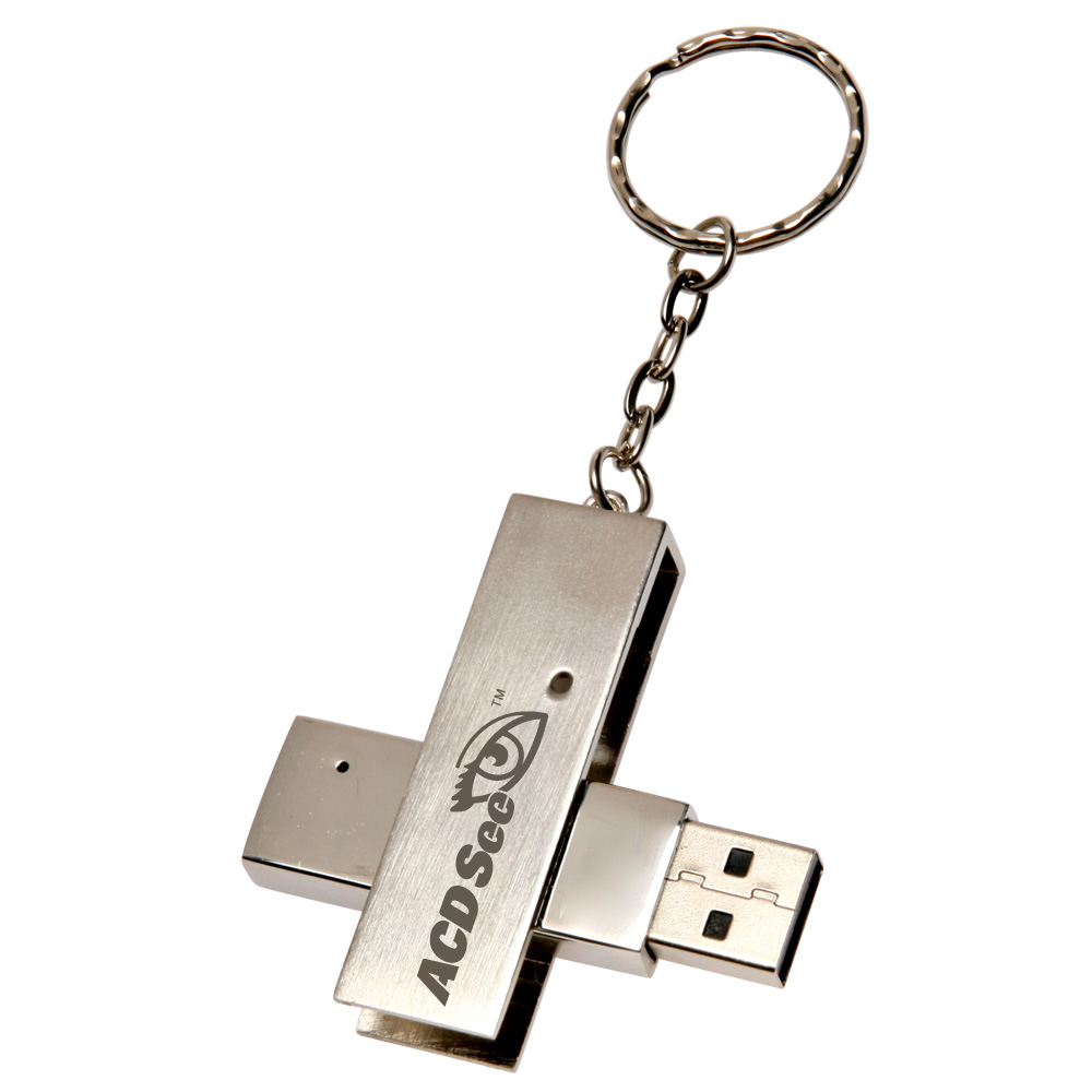 Metal Swivel USB Flash Memory U030