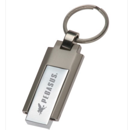 Swivel Metal USB Keychains