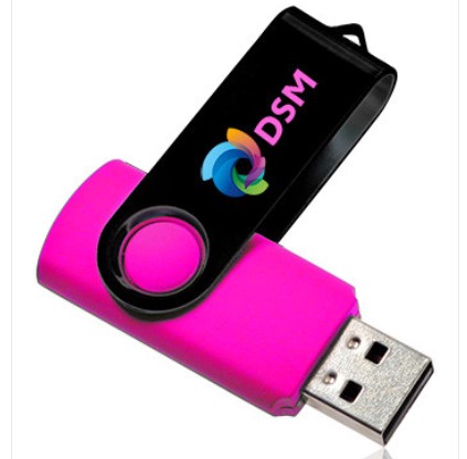 Swivel Twister USB Flash Drive OEM logo for promotional U002