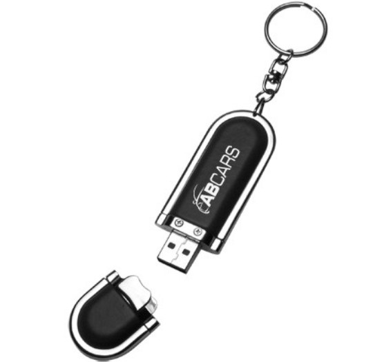 4GB 8GB leather USB drive with Keychains U032