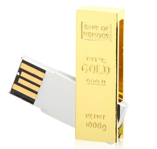 Gold Ingot Shape USB USB Flash Drives U044
