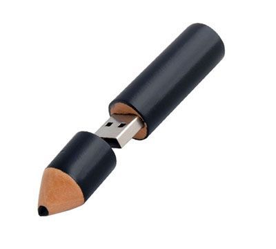 Hot promotional gift Pen Shape Wooden USB Drive U808
