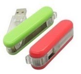 Plastic swivel USB flash drive U193