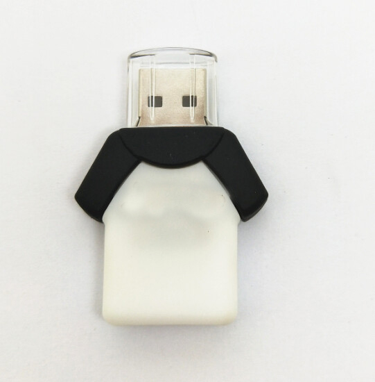 NEW Mold PVC T-Shirt  USB Drive with Cap Cover U1055