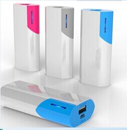 portable mobile power bank with LED light for promotion PB207