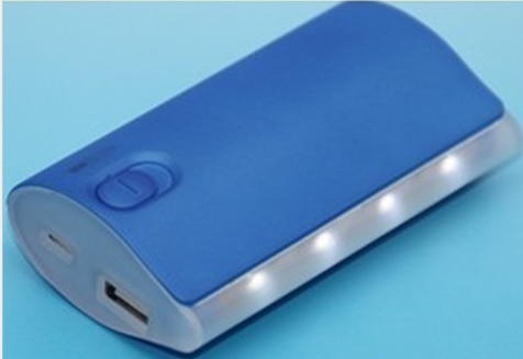 Power bank with 4 led indicators andLED torch PB210