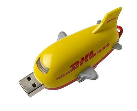 4GB 8GB 16GB Plastic DHL Plane USB Stick U304