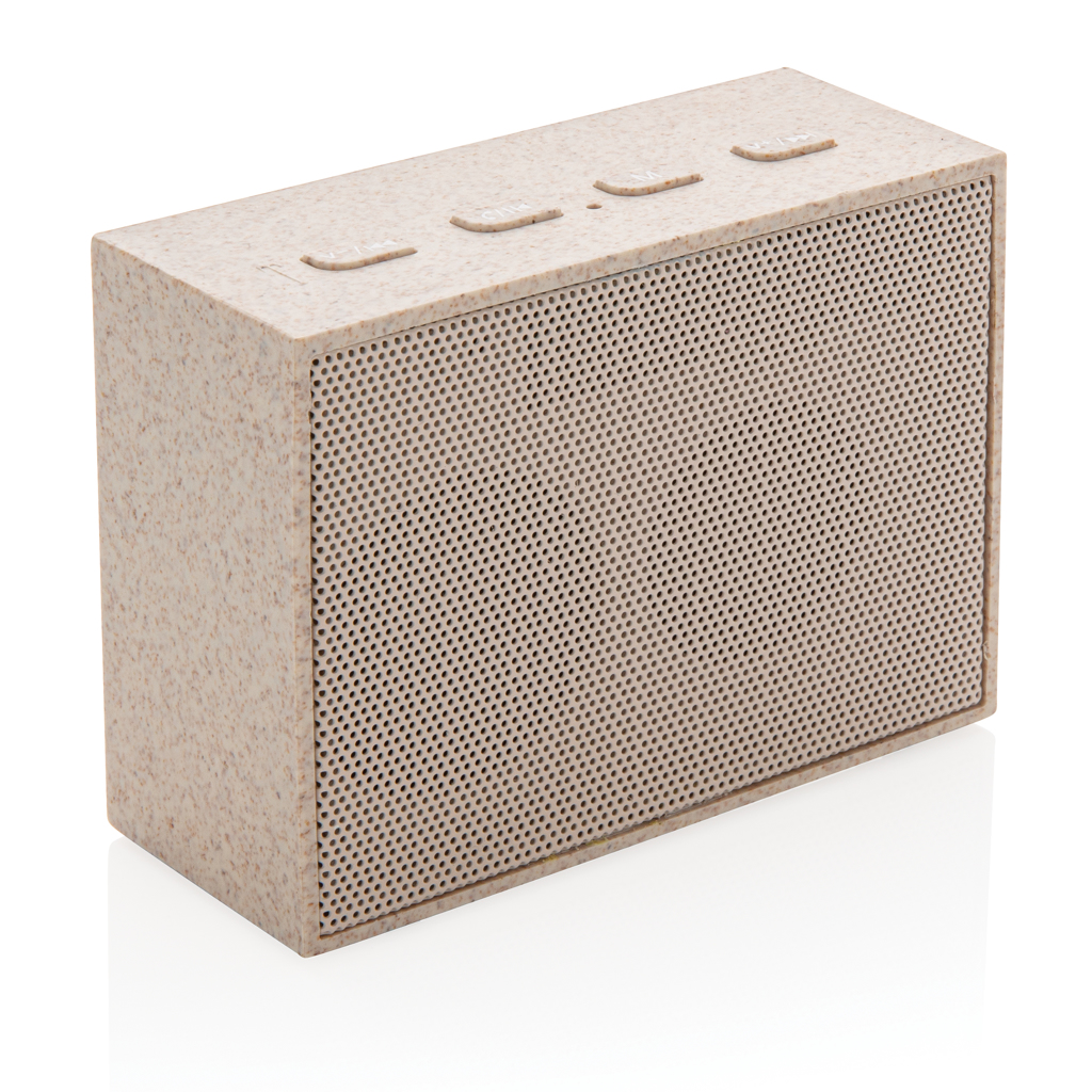 Natural Wheat Straw Bluetooth Speaker with 500mAh Battery BS127