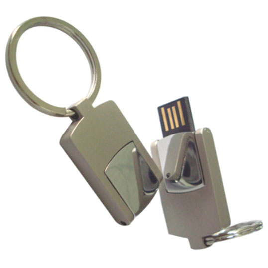 Metal Swivel Shape OEM USB Flash Drive 8GB U263