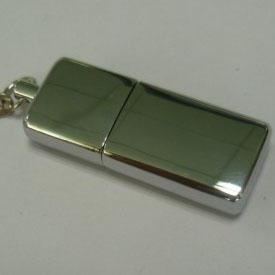 Metal USB drive with key chain U291