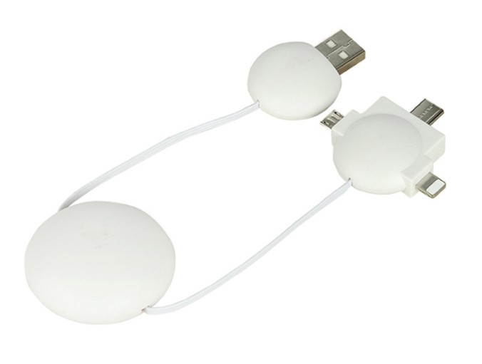 Multi Functional White USB Cable UC012