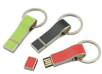 Leather USB flash drive with high quality memory U313