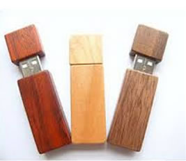 Wooden USB drive with sumsung flash memory chipset U537