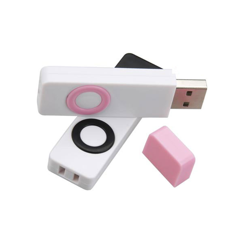 plastic white usb flash drive U131