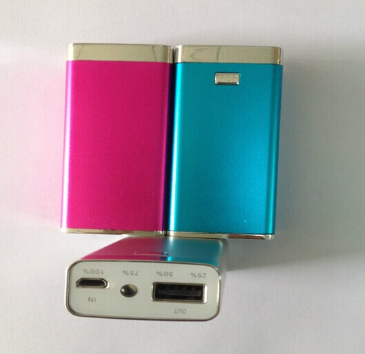 Aluminum power bank, 2400mAh-5200mAh PB212