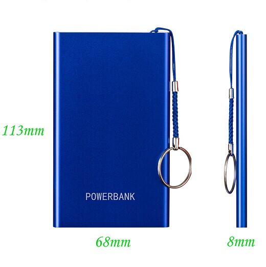 Customized wholesale slim power bank 4000mah with keyring PB292